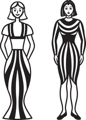 illustration of a woman in a swimsuit