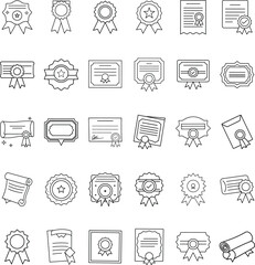 Fototapeta premium Awards, Certificates, Badges, Diplomas, Honors, Recognition, Achievements, Accomplishments, Merit, S
