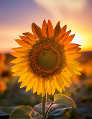 Obraz premium A beautifull rose with red roses and green leaf background