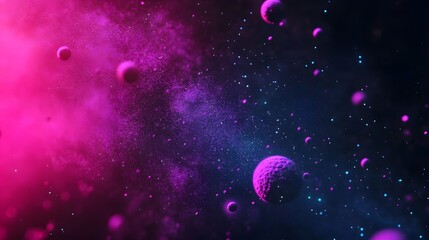 purple background with space