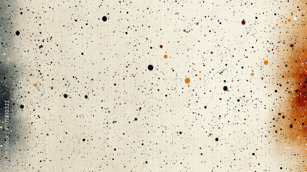 Fototapete textured background with scattered dots in various colors, creating abstract design. composition fea
