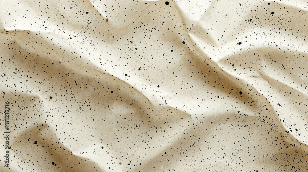 Poster textured paper background with speckles in neutral tones, creating natural and organic feel. ideal f