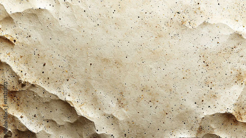 Poster textured paper background with grainy surface, featuring natural tones and subtle speckles, ideal fo