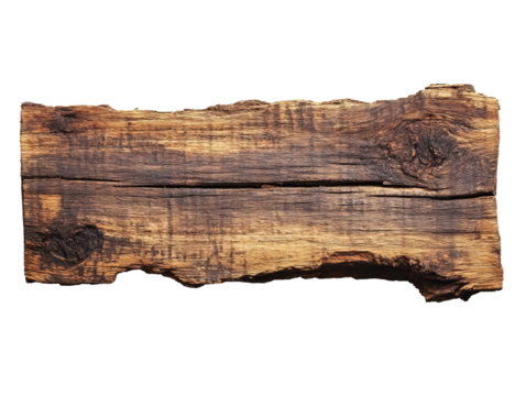 Unique weathered wooden plank suitable for crafts