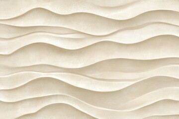 Fototapeta premium Serene beach landscape coastal area natural sand waves peaceful environment aesthetic viewpoint tranquility concept