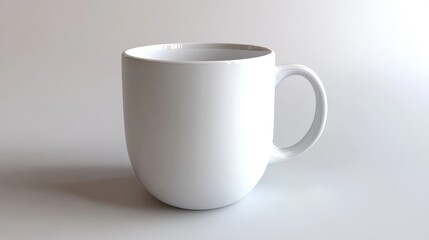 Obraz premium Blank coffee cup on white background