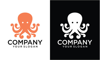 Creative octopus logo design 