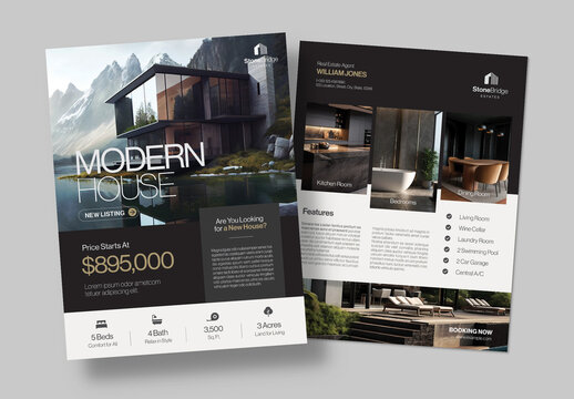 Real Estate Flyer Template