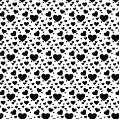 Fototapeta premium black and white seamless pattern
