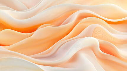Fototapeta premium Peachy Abstract Waves Texture Background Design.