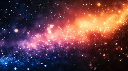 Fototapeta premium Abstract Sparkling Background with Vivid Colors and Glimmering Lights