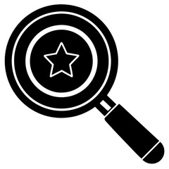 search silhouette vector illustrator