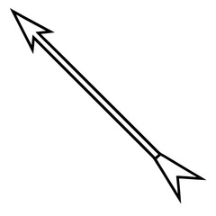 arrow silhouette vector illustrator