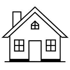 home silhouette vector illustrator 