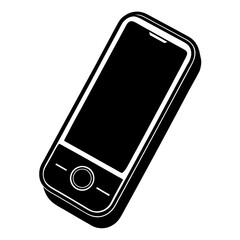 phone silhouette vector illustrator