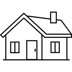 home silhouette vector illustrator 