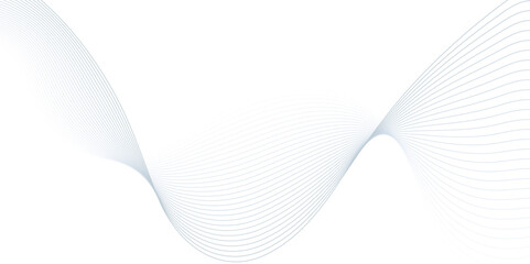 Abstract wavy lines Isolated background design. Wave modern stream transparent background.
