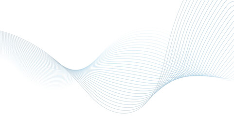 Abstract wavy lines Isolated background design. Wave modern stream transparent background.
