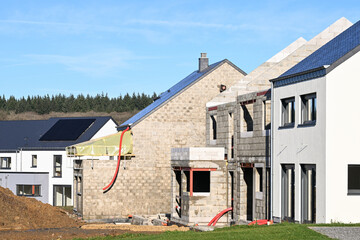 Construction maison chantier immobilier logement