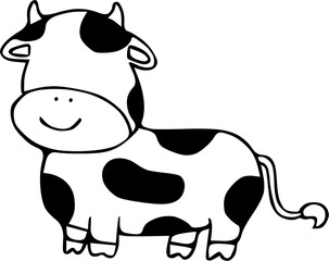 cute farm animal doodle