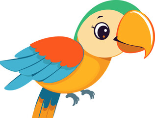 parrot item vector art