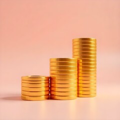 stacks of gold coins