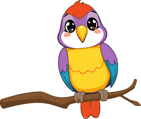 parrot item vector art