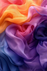 Obraz premium Abstract pastel fluid shapes swirling together, forming a modern background design,