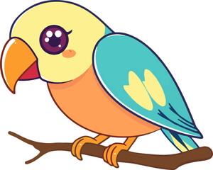 parrot item vector art
