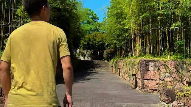The scenery of the ancient garden hotel in Shaoxing City, Zhejiang Province