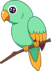 parrot item vector art