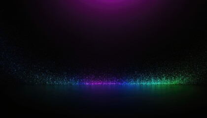 3D render of a network communications background with rainbow coloured digital particles
8