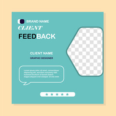 MobileMordern Testimonial Design with RGB Color and vector 