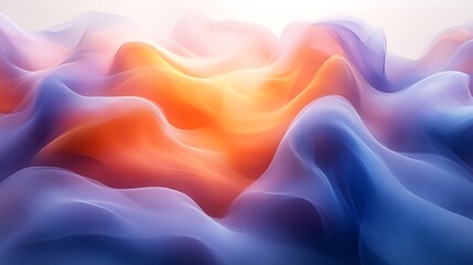 Fototapeta premium Abstract swirling colorful waves.