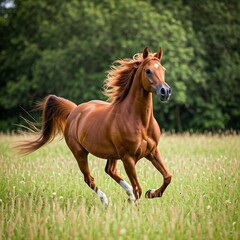 Obraz premium horse in the field