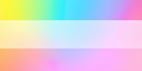 Obraz premium Rainbow colored background with a white stripe