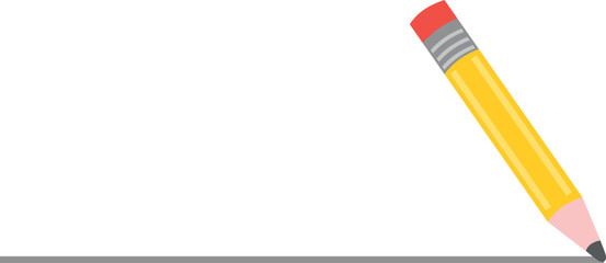 vector illustration pencil drawing fill outline straight line shape