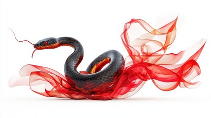 Chinese New Year vibrant snake dance