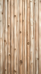 Fototapeta premium Vertical Light Brown Wooden Planks Background Texture for Design Projects.