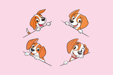 A dog head vector is a stylized, scalable digital illustration of a dog's head, often used for logos or icons.	