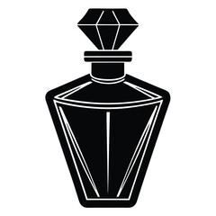 perfume bottle vector illustration