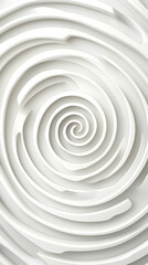 White Spiral Abstract Background Design, Modern Minimalist Texture, Vortex Illustration, Website Wallpaper.