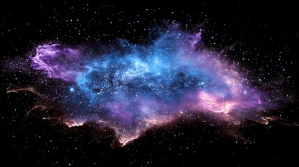 Naklejka premium Abstract background with wavy fabric and stars.