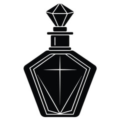 perfume bottle vector illustration