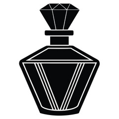 perfume bottle vector illustration