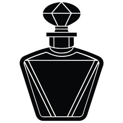 perfume bottle vector illustration