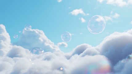 Blue sky with white clouds