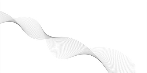 Abstract grey wavy lines Digital frequency track equalizer background. White Abstract background with flowing lines wave.vector illustration.
