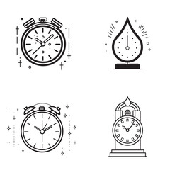 set of clocks