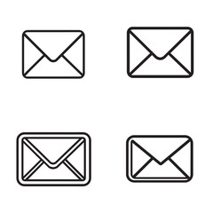 set of mail icons